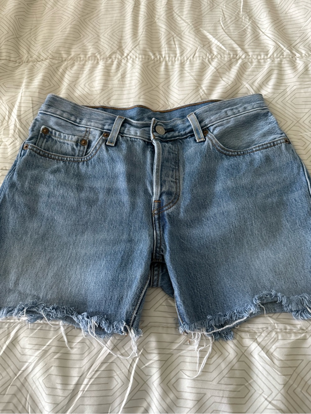 Levi's 501 Cut Off Denim Jean Shorts